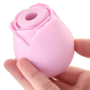 Rose Shape Sucking Vibrator Clitoral G-spot Suction Sex Toy 7 Speed Waterproof