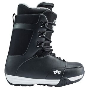 Rome Sentry Lace Mens Snowboard Boots Size 8 Black New 2019