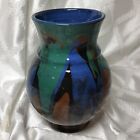 Vtg 7” Pottery Vase HOLLAND 31 Multicolored