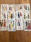 McCalls Simplicity Butterick 70’s Vtg Sewing Patterns Lot of 12 All Cut