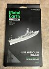 Metal Earth Fascinations ICONX USS Missouri BB-63 3D Laser Cut Model Kit ICX111
