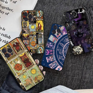 Witches Moon Tarot Phone Case Mystery Totem Silicone Cover for iPhone 14 13 12 X