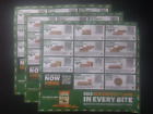 3 FULL Sheets SUBWAY COUPONS, Total 42 Coupons Expire 6/13/24