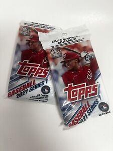 (2) 2021 Topps Series 1 Baseball Jumbo Pack - 40 Cards