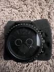 Fossil Chronograph Watch JR1303 Men Black Round Dial Compass