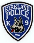 WASHINGTON WA KIRKLAND POLICE K-9 NICE SHOULDER PATCH SHERIFF