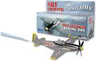 Sky Fighter Flying Toy On A String , Grey