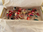 Vintage Small 23 Birds Wired Christmas Tree Ornaments In Box