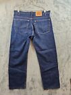 Vintage Levis 505 Mens Jeans Dark Wash Blue 38x26 Made In USA