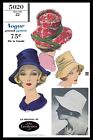 Vogue 5020 Pattern Designer John Frederics Vintage High CROWN Hat Cap