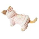 Adorable DOG Snowsuit Hooded Coat CHIC Sequins Bow Couture  Lined - Size Small