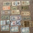 Lot of 18 Circulated World Banknotes
