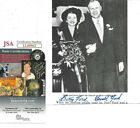 Gerald & Betty Ford Authentic Signed Magazine Page Photo Autographed, JSA COA