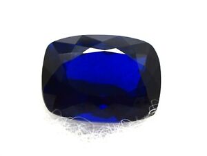 Natural Sapphire 27.10 Ct Cushion Shape Certified Loose Gemstone.