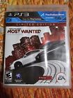 Need For Speed Most Wanted Limited Edition Sony PlayStation 3 PS3 Complete