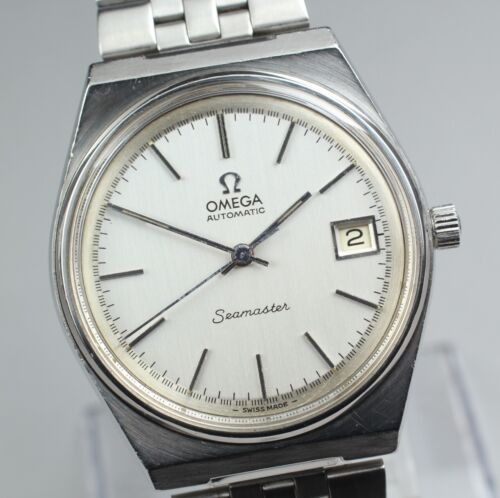 **Exc+5** Vintage OMEGA Seamaster Cal. 1012 Automatic Silver Dial Day Date Men's