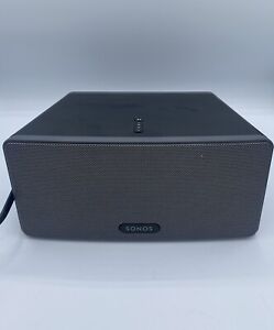 New ListingSONOS PLAY:3 Wireless Black Speaker W/Power Cable Tested Working With Wall Mount