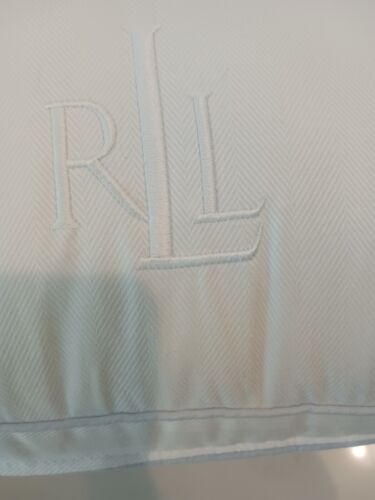 Ralph Lauren Queen Pillows TWO 2 Blue Seam Opened Never Used