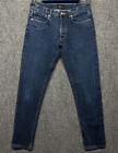 APC Jeans Mens 29x30 Blue Straight Fitted Leg Mid Rise Petit New Standard Button
