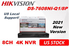 Hikvision 4K 8MP 8 Channel NVR DS-7608NI-Q1/8P 8 CH POE No Hard Drive