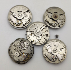 LOT OF SEIKO 5 AUTOMATIC MOVEMENTS 7009 JAPAN FOR MEN WRIST WATCH FOR PARTS