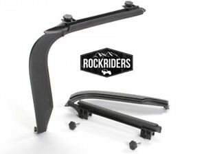 Soft top Door Surround Rails Frame with Knobs Pair 1997-2006 Wrangler TJ LJ (For: More than one vehicle)