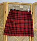 Eddie Bauer Skirt Plaid Mini Wool 8 Petite