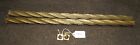 2 PIECES OF DEEP TWIST REEDED DESIGN BRASS TUBING WITH CHECK RINGS   # 2620