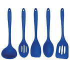 New Listing3500/B 5-Piece Silicone Cooking Utensils (Blue)