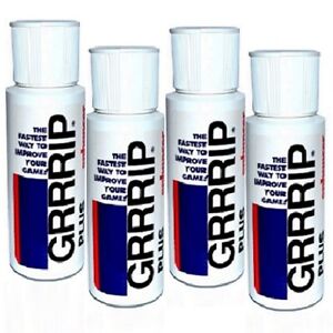 GRRRIP Plus Enhancer, Improve Grip, Dry Hands Grip Lotion. (4) 2-oz. Bottles,...