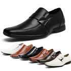 Men's Oxford Shoes Square Toe Loafers Formal Slip On Dress Shoes