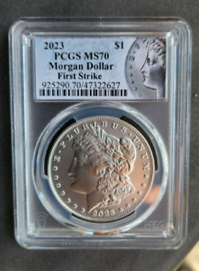 2023 Morgan silver dollar PCGS MS 70 First Strike *
