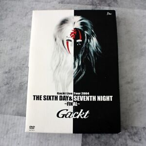 Gackt Live Tour 2004 The Sixth Day&Seventh Night Final Limited edition Japan DVD