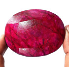 One Time Offer 300Ct Natural Red Ruby Loose Oval Cut EGL Certified Gemstone AKN