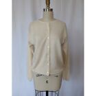 Women's Vintage Lord & Taylor 2 Ply Cable Knit 100% Cashmere Cardigan Size Small