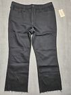 Universal Thread Women's High-Rise Bootcut Cropped Jeans Size 16 Black