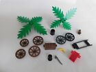 Lego PIRATES: PART LOT w/ PALM TREES..WHEELS..CHEST & more
