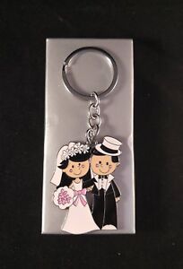 12 Wedding Favors Key Chain Bridal Shower Event Favours Keychains Lot