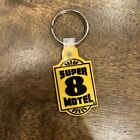 New ListingVintage Yellow Super 8 Motel Key Chain