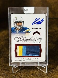 2014 Flawless Keenan Allen Patch Auto Ruby SP/15 (Game Used)
