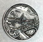 New Listing1933 CHICAGO sterling Coin Commemorative Token travel transportation building