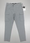 Kenneth Cole Slim Fit Active Tech Cargo Jogger Lightweight DWR Iron Grey