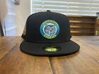 Hat Club Detroit Tigers NBA Crossover Pistons Black New Era Fitted 7 3/4 Teal UV