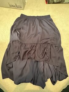 Lane Bryant Navy Polyester Hi-Low Skirt. Plus Size 18/20 NEW