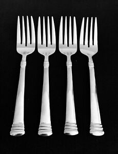 CAMBRIDGE Stainless Glossy CODIE Set Of 4 SALAD FORKS 6 1/4