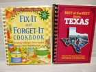 Lot of 2 Cookbooks, Fix-it and Forget-it Slow Cooker Best of the Best from texas