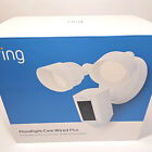 New ListingRing Floodlight Cam Wired Plus BOX ONLY Surveillance Camera - White