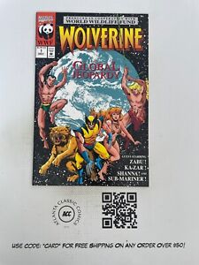 Wolverine In GLOBAL JEOPARDY # 1 NM WWF Marvel Comic Book Wildlife Fund 11 SM13