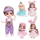 BJD Doll with Movable Joints 16cm Mini Princess Girl Dress-up Doll Toy Girl Gift