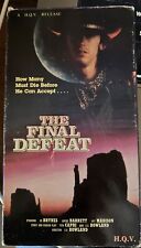 The FInal Defeat (VHS) Rare 1967 spaghetti western stars Ed Byrnes, Guy Madison